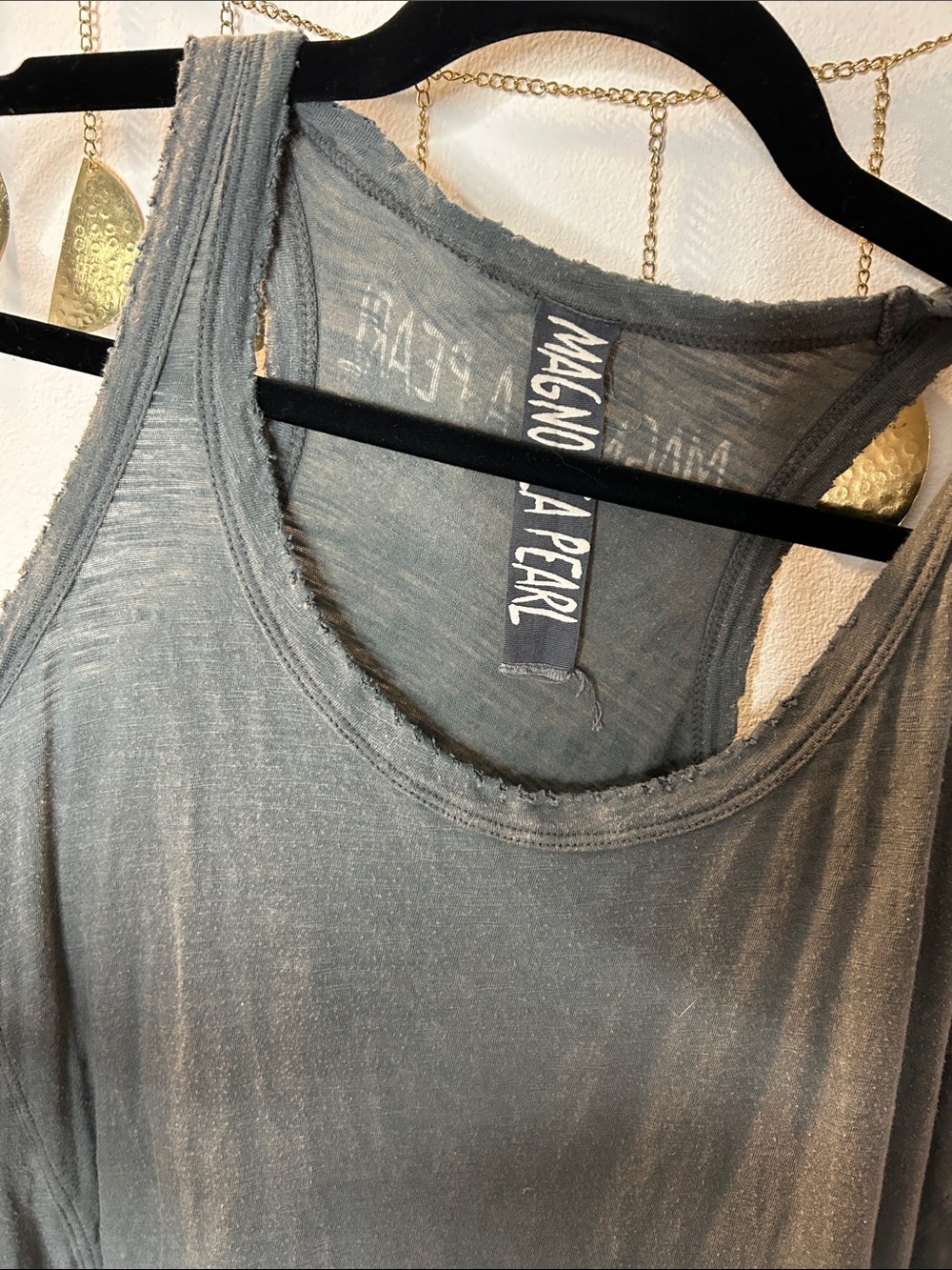 Magnolia Pearl Charcoal Swing Tank Dress/Tunic - Picture 5 of 6